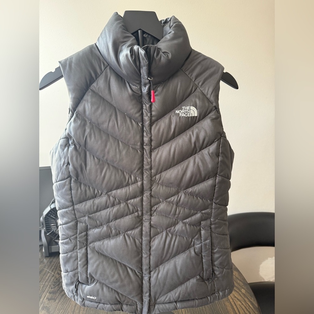 The North Face Gray Puffer Vest